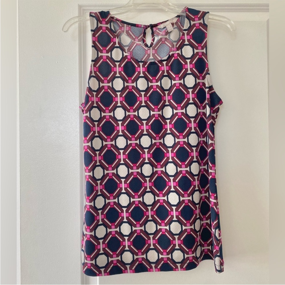 Women’s Purple Navy Banana Republic Sleeveless Top - Size S